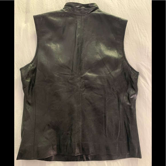 Leather Vests, MIXIT, size 8, color black - Picture 2 of 3
